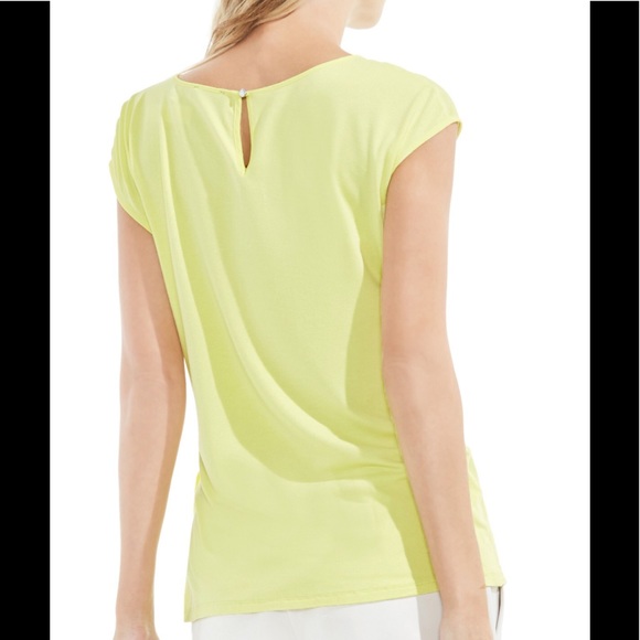 NEW Vince Camuto Key Lime Blouse Petite Size - Picture 2 of 4